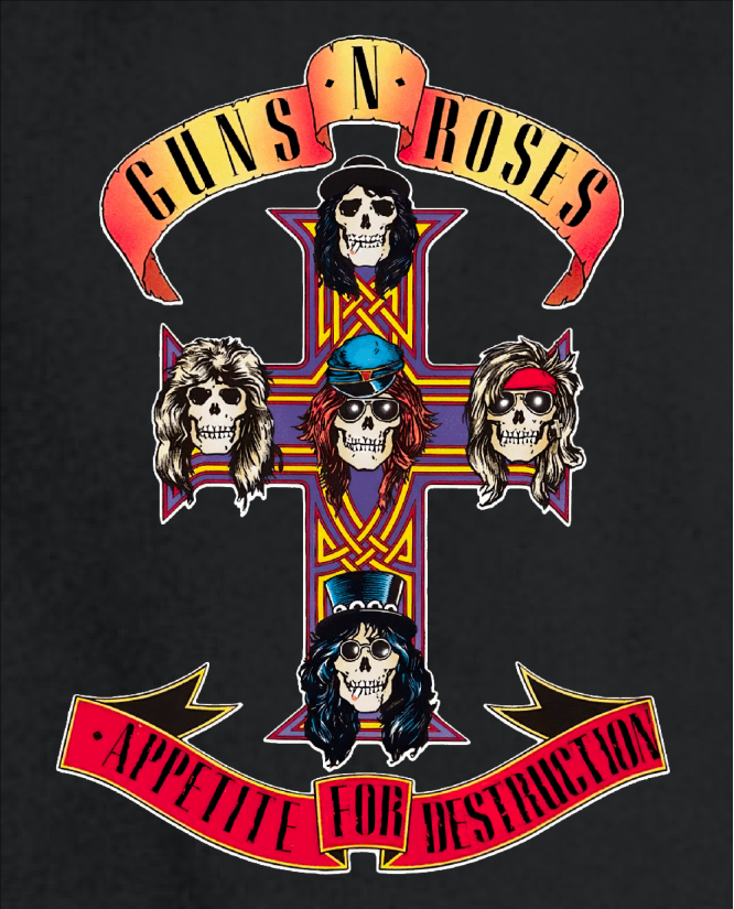 Džemperis Guns and Roses cross